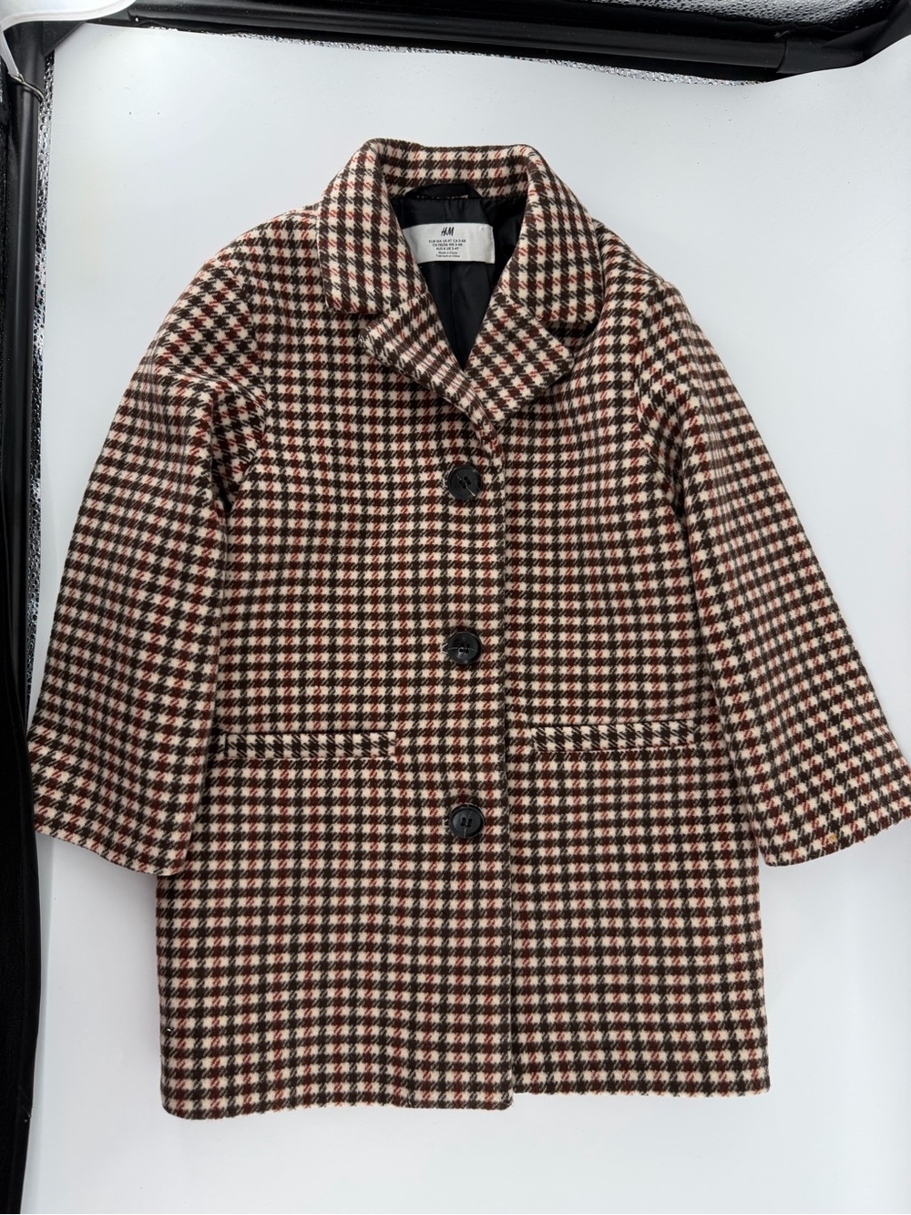H&M Kids Felted Coat - Unisex - 3-4T - Picture 2 of 3